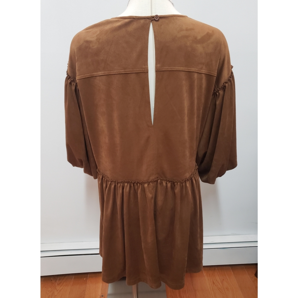 Free People Summer Love Vegan Suede Mini Dress - Picture 5 of 6